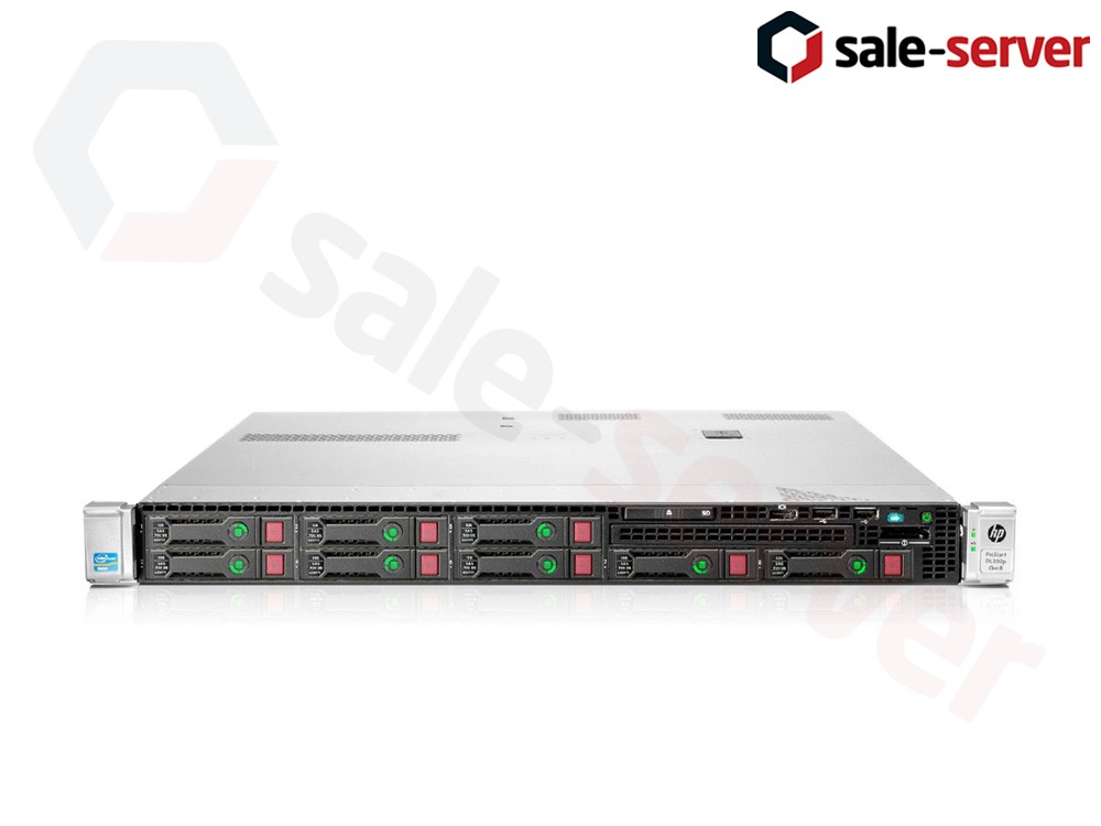 HP ProLiant DL360p Gen8 8xSFF / 2 x E5-2660 / 6 x 4GB / P420i 512MB / 460W / SFP+